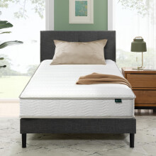 Zinus 6 Inch Twin Foam and Spring Hybrid Mattress, Medium Firm Feel