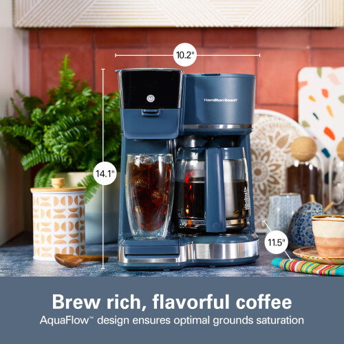 Hamilton Beach Hamilton Beach 2-Way Drip Coffee Maker & Single Serve Coffee Machine 2
