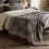 Homescapes Pure Handmade 100% Cotton Throw Classic Paisley Jacquard, Grey 3