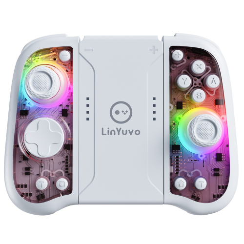 (Pink) Manette sans fil Switch pour Nintendo Switch OLED Lite PC, Hall Joystick RGB Macro Back Buttons