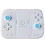 (White Blue) Manette sans fil Switch pour Nintendo Switch OLED, Replaceable Joystick RGB Turbo 1