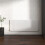 (Gloss White, Oval Column 600x1593mm Single Panel) Horizontal Vertical Designer Radiator Oval Column Central Heating 1