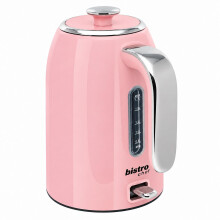 (Kettle, Pink) Bistro Chef 1.7L Electric Kettles & Toaster Choose Colour