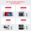 (Blue) Comando sem fios Switch para Nintendo Switch OLED Lite PC, Hall Joystick RGB Macro Back Buttons 2