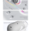 (White Pink) Manette sans fil Switch pour Nintendo Switch OLED, Replaceable Joystick RGB Turbo 11