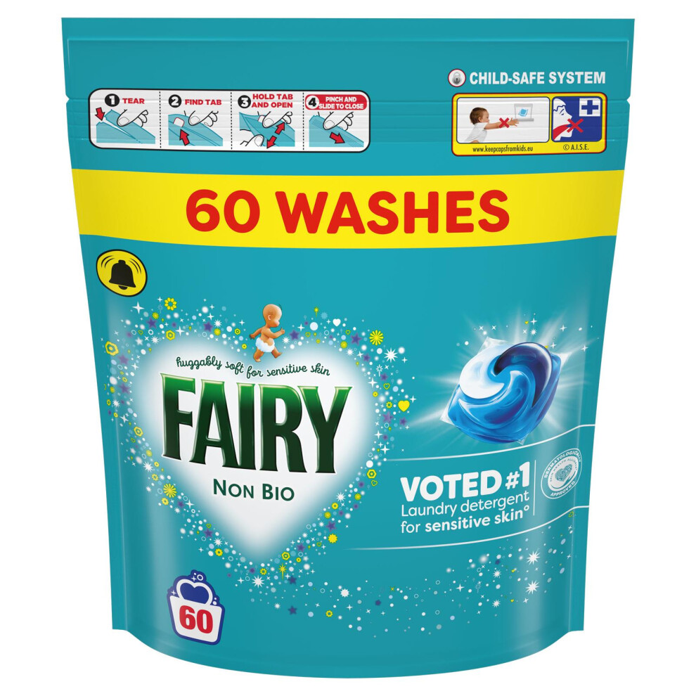 Fairy Non-Bio Laundry Pods - 60 Pack - Image 2