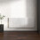 (Gloss White, Oval Column 600x1593mm Double Panel) Horizontal Vertical Designer Radiator Oval Column Central Heating 1