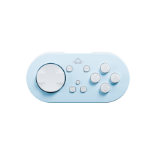 (Blue) Manette sans fil Switch pour Nintendo Switch PC Android, Mini Gamepad RGB Vibration