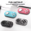 (Blue) Manette sans fil Switch pour Nintendo Switch PC Android, Mini Gamepad RGB Vibration 3