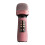 (Pink) WS-898 Wireless Bluetooth Karaoke Microphone, Kids Singing Microphone Speaker All-in-One 1