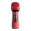 (Red) WS-898 Wireless Bluetooth Karaoke Microphone, Kids Singing Microphone Speaker All-in-One 1