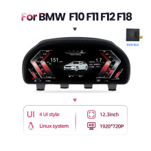 Bonroad auton kojelaudan mittaripaneeli, 12.3 tuumaa, 1920*720P, BMW F10 F11 F12 F18