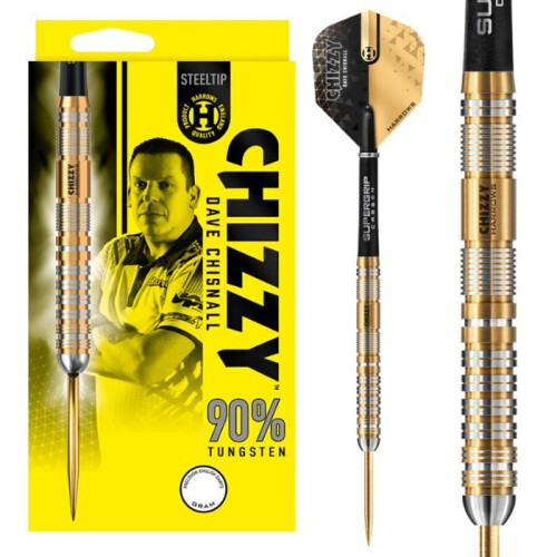 Pfeile Stahlspitze - HARROWS - Dave Chisnall V2 - 90% - 21 g - Gelb