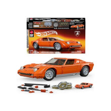 Cofre de construcción - MATTEL - Lamborghini Miura P400 SV - 1 523 piezas - Escala 1/12 - Coche de metal 1/64 incluido