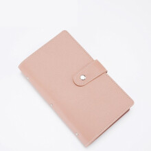 (Pink) 13.5*11*1.5cm Large Capacity Card Holder Wallet 96 Card Slots Long Card Case RFID Blocking Credit Card Organizer for Men Women