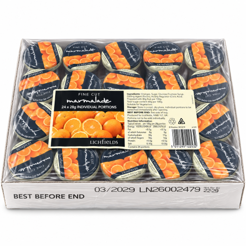 Lichfields Fine Cut Marmalade Jars 24 x 28g