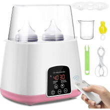 Electric Bottle Warmer. 6-in-1 Portable Electric Baby Bottle Sterilizer with Led