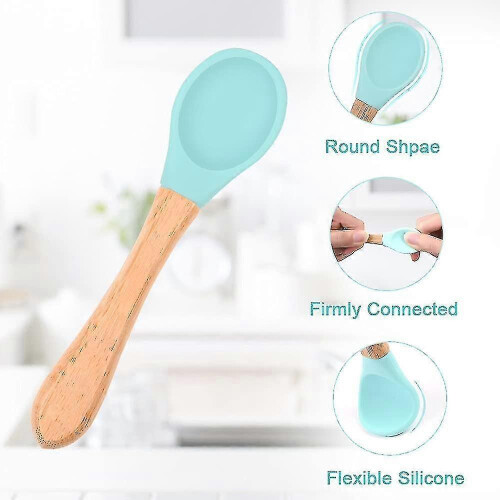 Spoon,7pcs Spoon,kids Spoon, with And Silic,,bpa 2