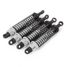 80mm Stoßdämpfer Alu RC Auto RGT 136100 Silber