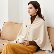 USB Heated Shawl Blanket, Wearable Electric Poncho, Machine Washable Winter Warm Throw. Perfect for office, outdoor, and camping.