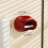 Practical toilet paper holder with top shelf – Red 2