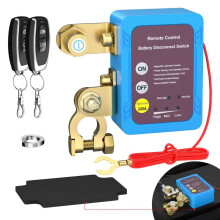 Interrupteur de déconnexion de batterie à distance 12 V 240 A, interrupteur d'arrêt automatique