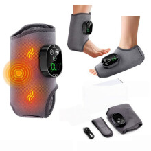 Appareil de massage électrique 3 en 1 pour les pieds avec batterie de 3000 mAh ; améliore la circulation sanguine ; propose