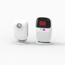 Bettalarm für ältere Demenzpatienten – Digitale Sensor-ID-Anzeige & Clip – Pflegepersonal-Pager, keine monatliche Gebühr, B