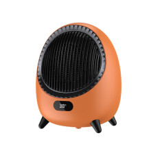 Mini-bureaukachel voor thuis en op kantoor, 2 warmtestanden, stille werking, kantelbeveiliging.
