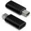 Προσαρμογέας από θηλυκό σε μίνι USB 5 ακίδων αρσενικό, μετατροπέας από κρά 1