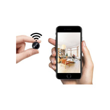 This mini camera supports Wi-Fi, 1080P resolution, and wireless connectivity; it is suitable for both indoor and outdoor use