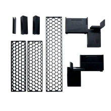 Voor Mijia Fish Tank 2 Pro 5 cm in Hoogte Verstelbare Beugel met Honingraat Geperforeerd Omhulsel (3D-Geprint)