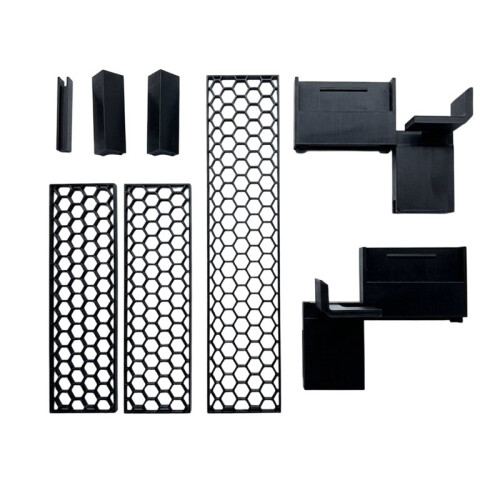 For Mijia  Fish Tank 2 Pro 5cm Height-Adjustable Bracket with Honeycomb Perforated Surround Panel (3D Printed)
