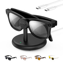 Charging Dock Compatible with Meta Glasses—Portable Travel USB-C Charging Stand for AR Glasses