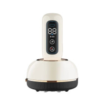 Aparelho de massagem linfática com 30 níveis de vibração e calor, esferas de massagem e microcorrente para relaxamento e melh