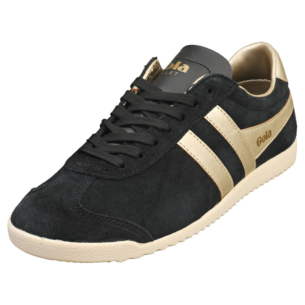 Gola (8) Bullet Pearl Womens Trainers In Black Gold