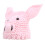 Säugling Fotohut Schweinchen rosa Strick 1