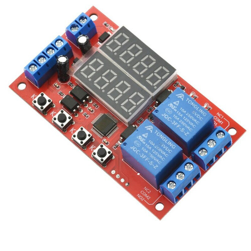 5V 10A Adjustable  Delay Relay Module 32 52 Modes LED Digital Timming Trigger Timer Control  5v