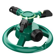 360 Rotating Garden Sprinkler with 3 Nozzles, Automatic Lawn Water Sprinkler for Yard Garden Irrigation