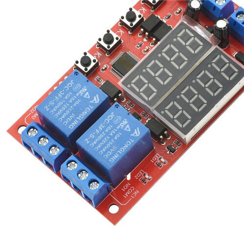 5V 10A Adjustable  Delay Relay Module 32 52 Modes LED Digital Timming Trigger Timer Control  5v 1