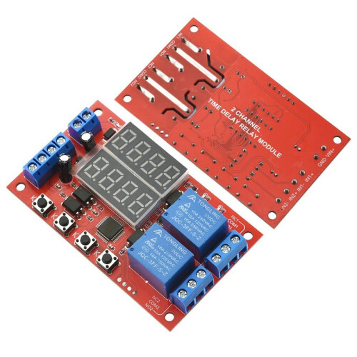 5V 10A Adjustable  Delay Relay Module 32 52 Modes LED Digital Timming Trigger Timer Control  5v 2