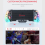 (Gray) Comando sem fios Switch para Nintendo Switch, Hall Joystick RGB Turbo Macro 6