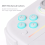 (White Pink) Draadloze Switch Controller voor Nintendo Switch OLED, Replaceable Joystick RGB Turbo 4