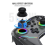 (Black) Draadloze Switch 2 Pro Controller voor Nintendo Switch 2, Hall Joystick 9-Axis RGB 4