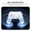(White) Draadloze Switch 2 Pro Controller voor Nintendo Switch 2, Hall Joystick 9-Axis RGB 6
