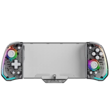 (Gray) Draadloze Switch Controller voor Nintendo Switch, Hall Joystick RGB Turbo Macro