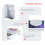 (Gray) Draadloze Switch Controller voor Nintendo Switch OLED Lite PC, Hall Joystick RGB Macro Back Buttons 10