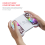 (Gray) Draadloze Switch Controller voor Nintendo Switch OLED Lite PC, Hall Joystick RGB Macro Back Buttons 7