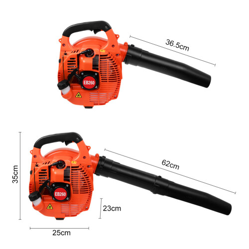 26cc Garden Yard Handheld Petrol Leaf Blower Powerful 2 Stroke Air Cooled Engine 1