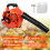 26cc Garden Yard Handheld Petrol Leaf Blower Powerful 2 Stroke Air Cooled Engine 4